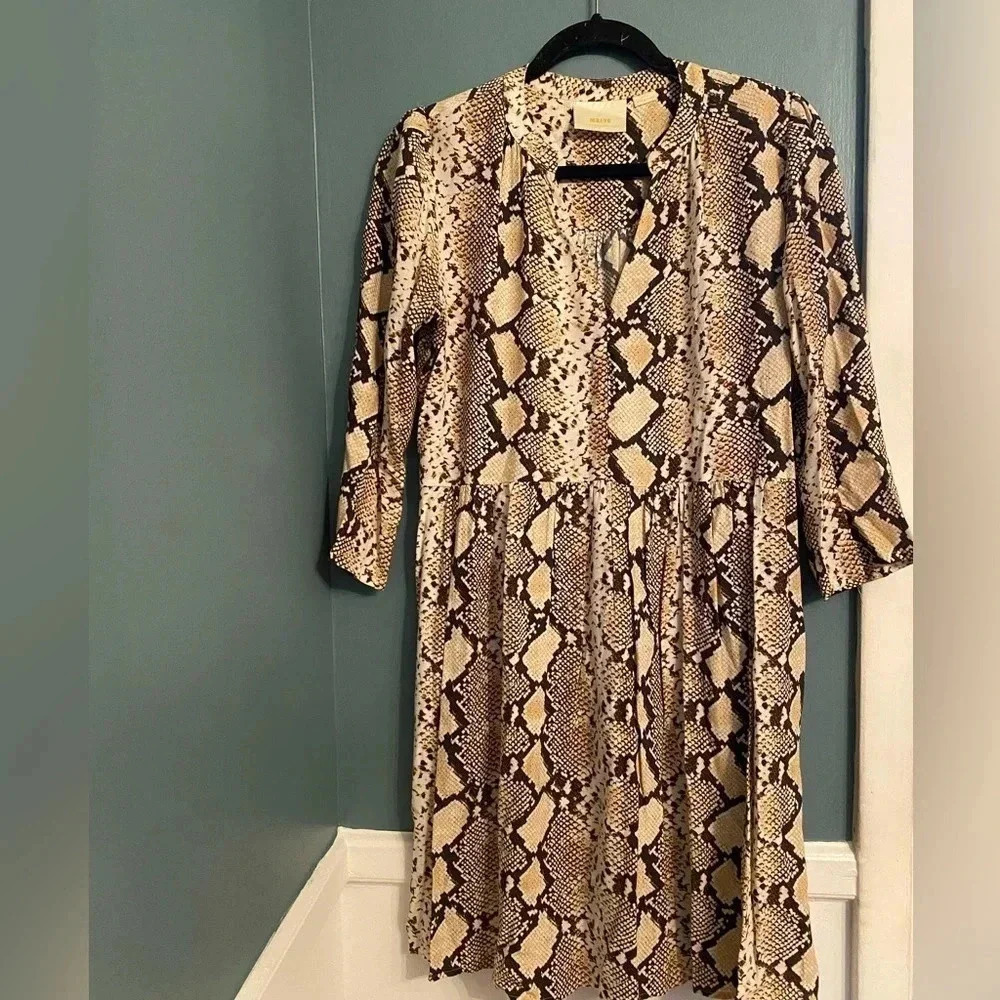 Maeve by Anthropologie snake skin print - size small - 3/4 sleeve